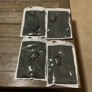 New 4pack Cooling Towel 40x12'' Ice Towel for Neck and Face Microfiber Dark Gray